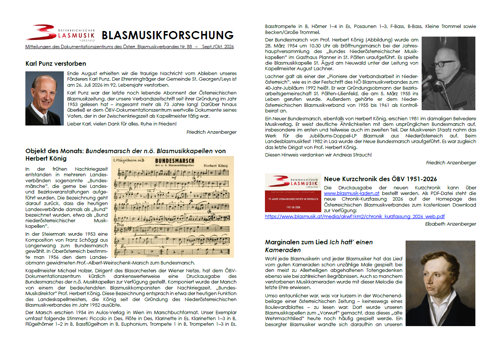 Blasmusikforschung 2026 09 10